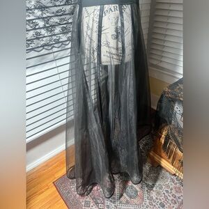 Vintage “Cathrine Coatney” Sheer Boned Skirt